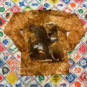 vintage bald eagle long sleeve tee